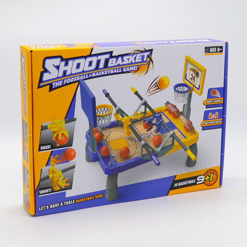 Plastična stolna igra za dva igrača s gađanjem – edukativna unutarnja sportska igra za djecu 7–14 godina