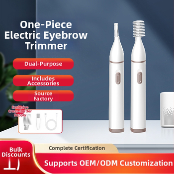 Elektrický zastrihovač obočia, prenosný, USB nabíjanie, ABS telo, ľahký 72 g, pevná rukoväť