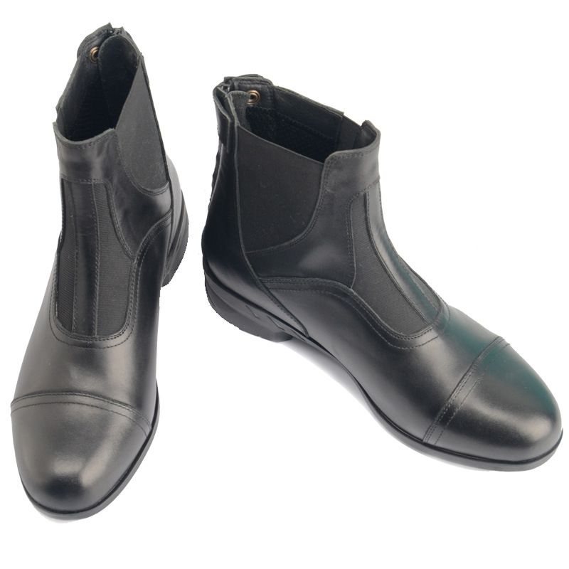 Zimske čizme od kože prvog sloja, kratke čizme za jahanje, unisex, Martin stil/za prepreke