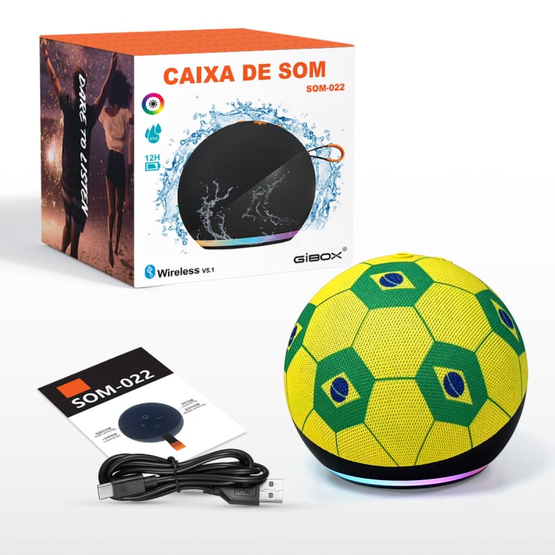 Difuzor portabil Bluetooth cu TWS, 15W, Bluetooth 5.3, domeniu de frecvențe 60Hz-15kHz, baterie încorporată 1200-2000mAh