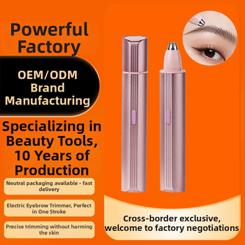 Elektrický trimer na obočie – tvarovanie obočia, USB nabíjateľný, ABS, 80 g