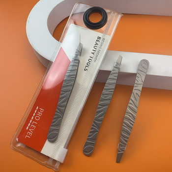 GB Pensetă pentru sprâncene și pense pentru gene – oțel inoxidabil, instrument de frumusețe multifuncțional