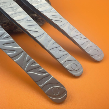 GB Pensetă pentru sprâncene și pense pentru gene – oțel inoxidabil, instrument de frumusețe multifuncțional