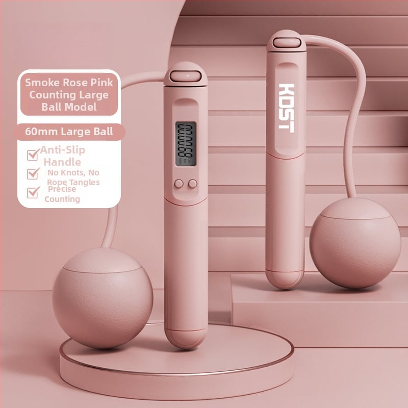 Sfoară de sărit cu greutate, cu contor pentru arderea grăsimilor, reglabilă, din PVC