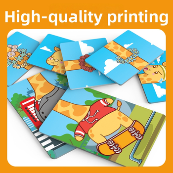 Joc de masă cu girafă și carduri educaționale de matematică — adunare și scădere, interacțiune părinte-copil, carton, pentru copii 4–14 ani