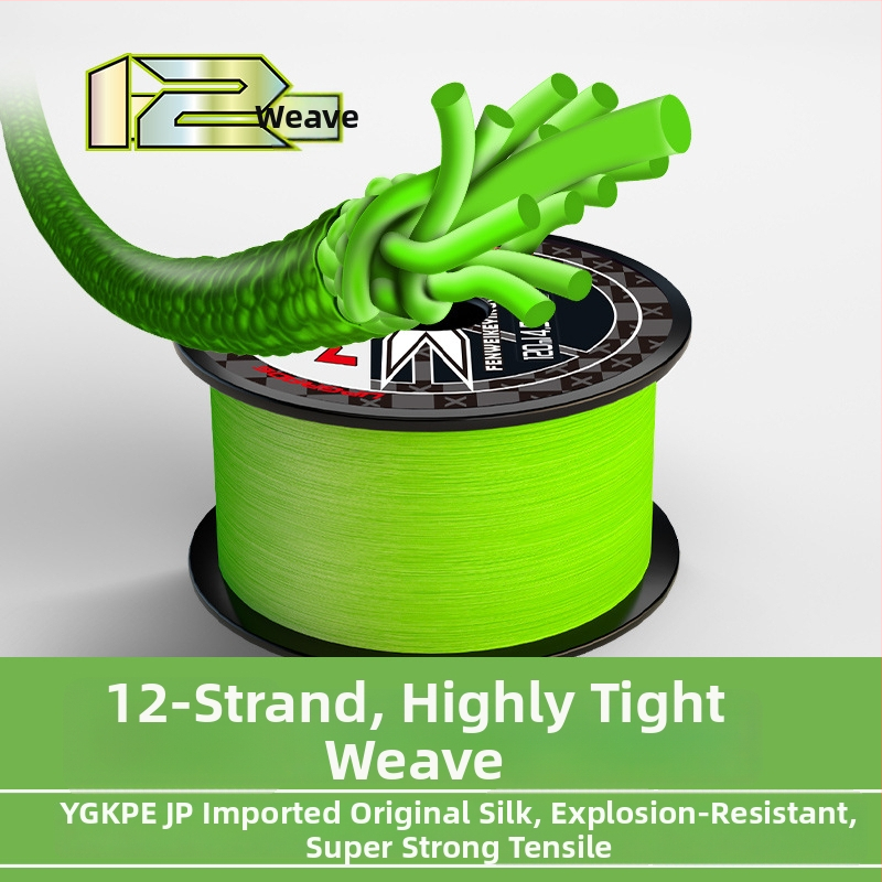 Hlavná linka na rybolov, PE materiál, sila 3–33 kg, značka YGKPEJP, balenie 100 kusov