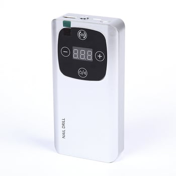 2-в-1 Лампа за маникюр за полимеризация на гел и шлайф-уред – високоскоростен таймер, презареждаща се, преносима за премахване на лак и втвърдяване на гел