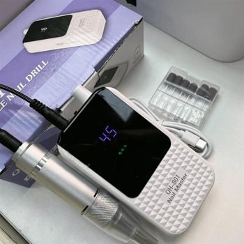 Полировачна машина за нокти, тиха работа, електрическа, за домашна употреба, пластмасов корпус