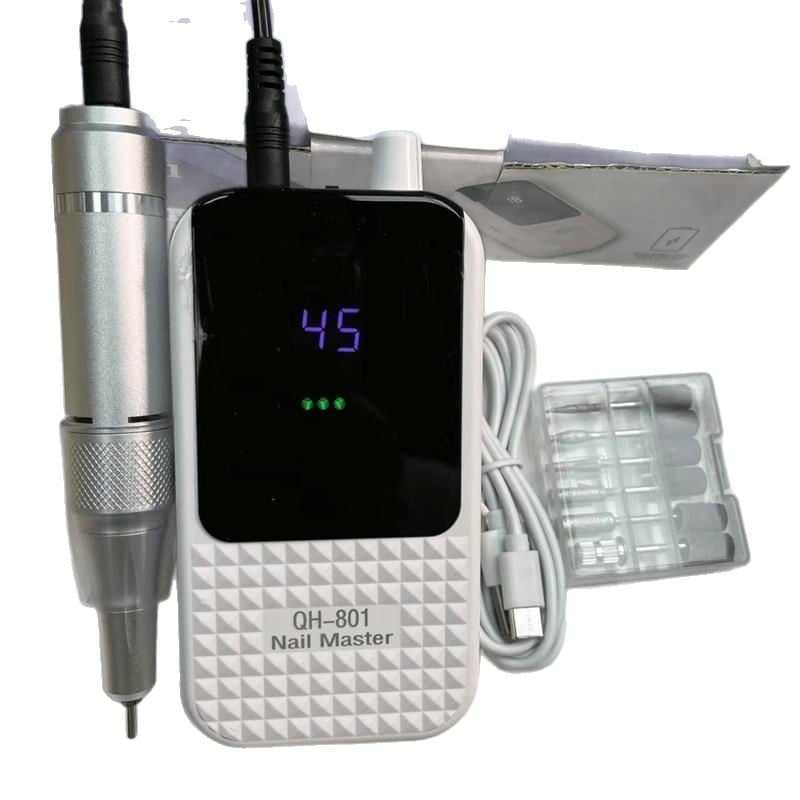 Полировачна машина за нокти, тиха работа, електрическа, за домашна употреба, пластмасов корпус