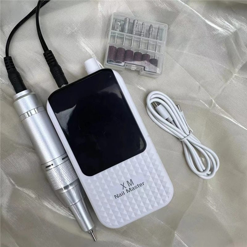 Полировачна машина за нокти, тиха работа, електрическа, за домашна употреба, пластмасов корпус