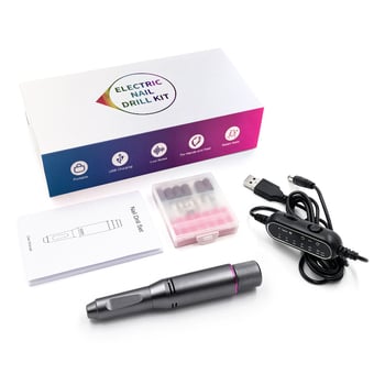 XPOP M204 Електрическа фреза за нокти със безстепенно регулиране на скоростта, 30 000 об./мин, 80 г