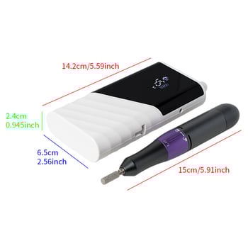 Маникюрна машина: преносима, високопроизводителна електрическа машина за шлайфане и полиране на нокти, модел M19, тегло 430 g, произход Гуанджоу