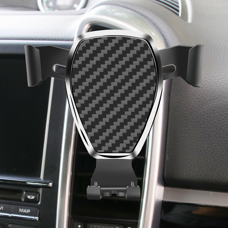 LW-923 Držač za telefon u automobilu s gravitacijskim mehanizmom – univerzalni nosač za ventilaciju, ABS, marka Shun Wei, otisnut logo, licencirana privatna oznaka