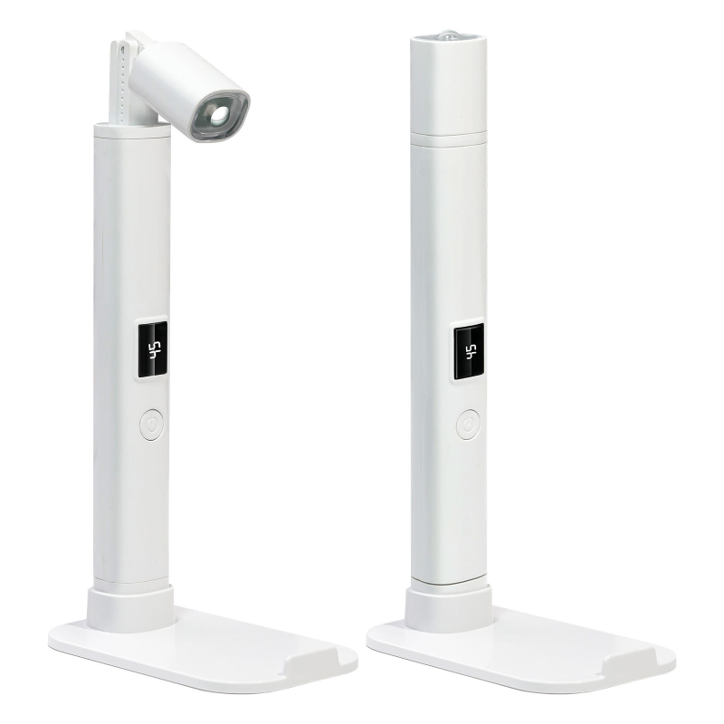 Kézben tartható körömlámpa bár alakú, hordozható akkumulátoros mini fototerápiás lámpa gél körmök szárításához, modell Word Lamp, márka Han Finger Edge