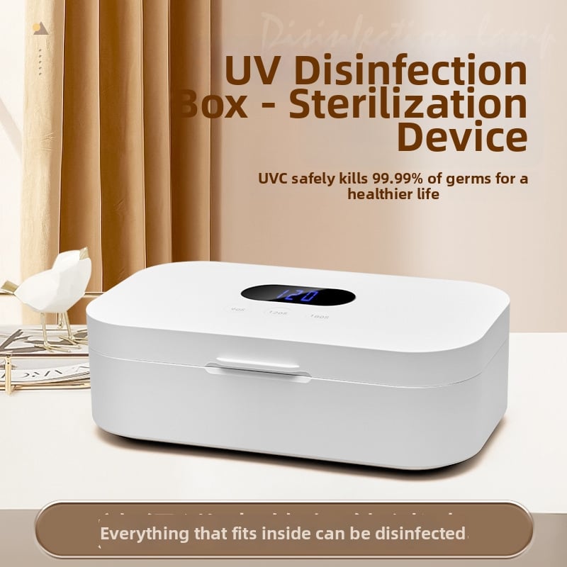 Кутия за дезинфекция на нокти K20 с UV светодиоди, 16 LED светодиода, батерия 2200mAh, персонализирано лого