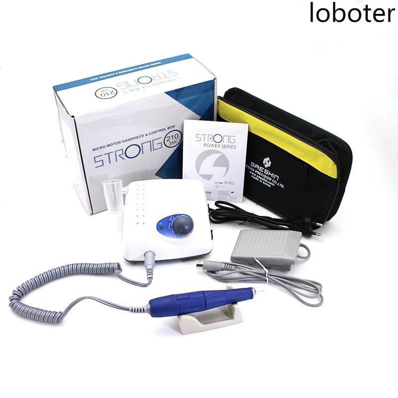 Електрическа шлайфмашина за нокти модел 210, 65W, професионален инструмент за премахване на гел/акрилни нокти