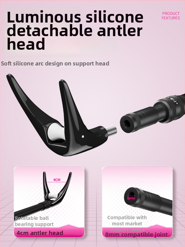 Karbonski stalak za ribolovne štapove, ultralak, sklopiv, s višestrukom rotacijom, dvostruka namjena