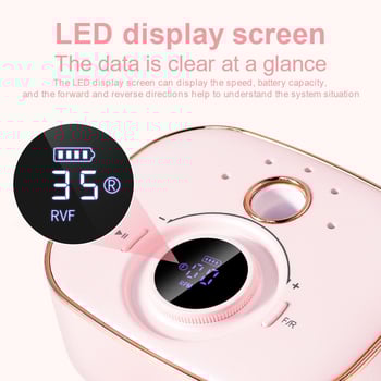 Limegirl Комплект за оформяне на нокти – преносим шлайф за нокти с писалков стил и контрол на скоростта, пластмасов корпус, нетно съдържание 700