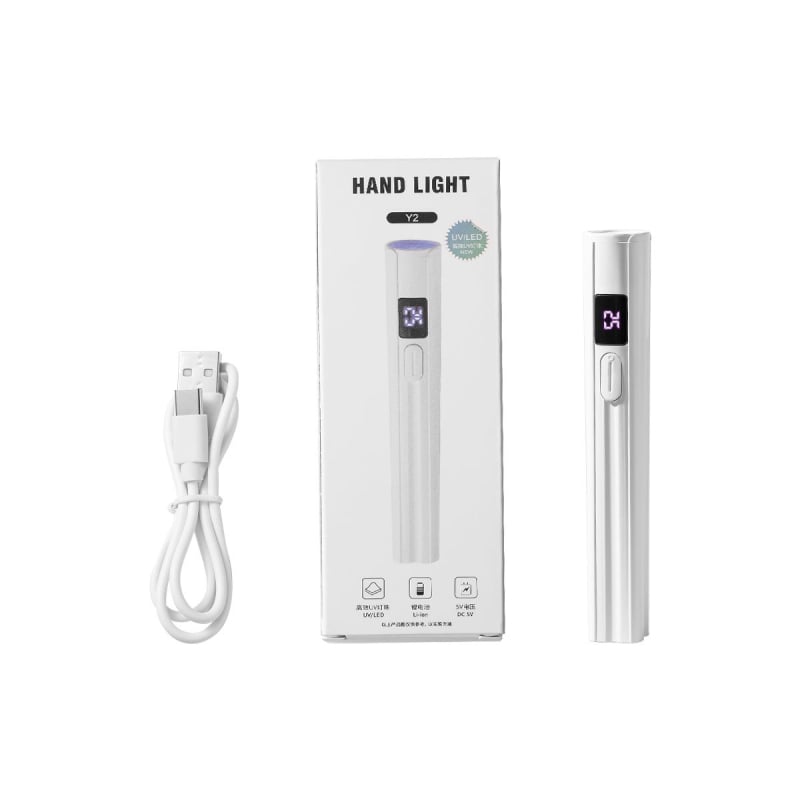 Преносима маникюрна LED лампа за сушене на гел лак, модел Nail art LED light; Домашна марка; Одобрен частен бранд: Да; Основна опаковка; Подходяща за обикновени потребители