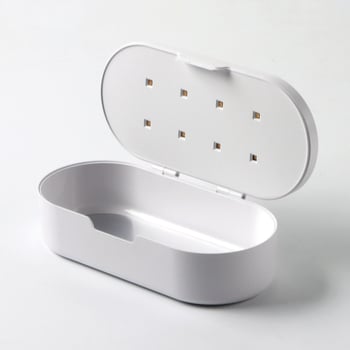 Κουτί απολύμανσης εργαλείων νυχιών με UV, πολυλειτουργικός αποστειρωτής με καλώδιο, πλαστικό+LED, 450 g, XDSE001, OHT