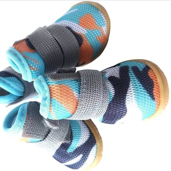 Παπούτσια σκύλου από ύφασμα με ελαστική ζώνη και αναπνεύσιμο πλέγμα, στυλ χαλάρωσης