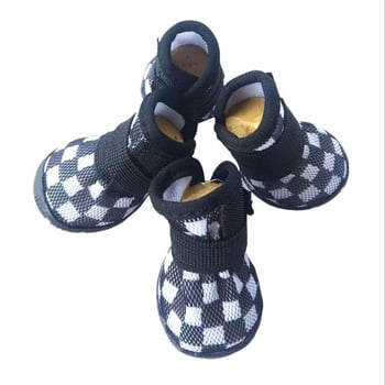 Παπούτσια σκύλου από ύφασμα με ελαστική ζώνη και αναπνεύσιμο πλέγμα, στυλ χαλάρωσης