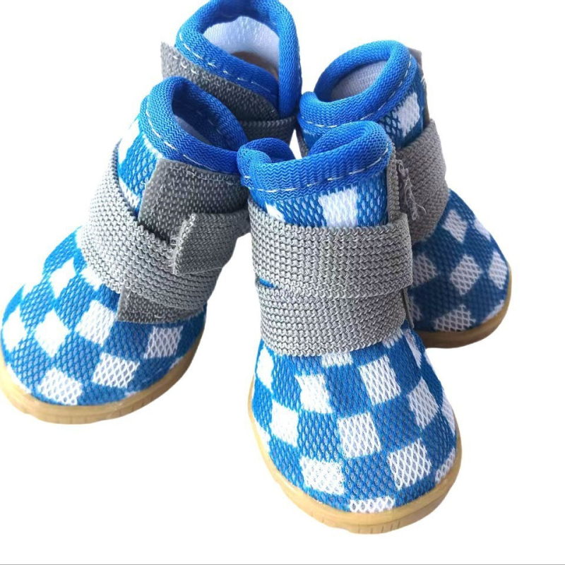 Παπούτσια σκύλου από ύφασμα με ελαστική ζώνη και αναπνεύσιμο πλέγμα, στυλ χαλάρωσης