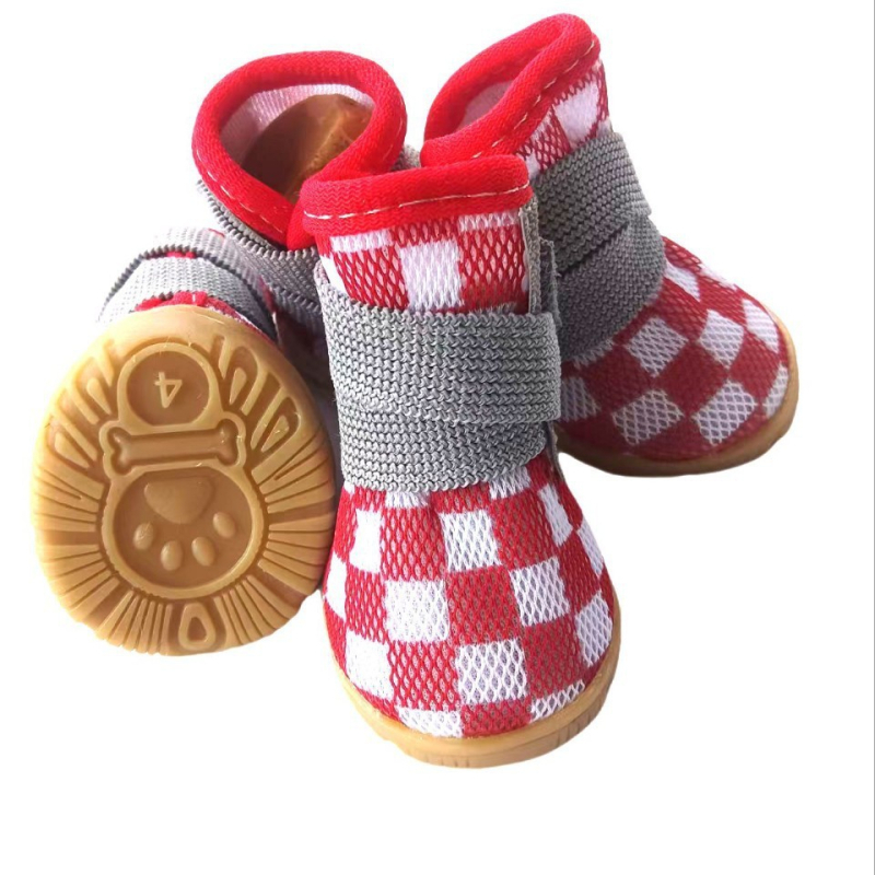 Παπούτσια σκύλου από ύφασμα με ελαστική ζώνη και αναπνεύσιμο πλέγμα, στυλ χαλάρωσης