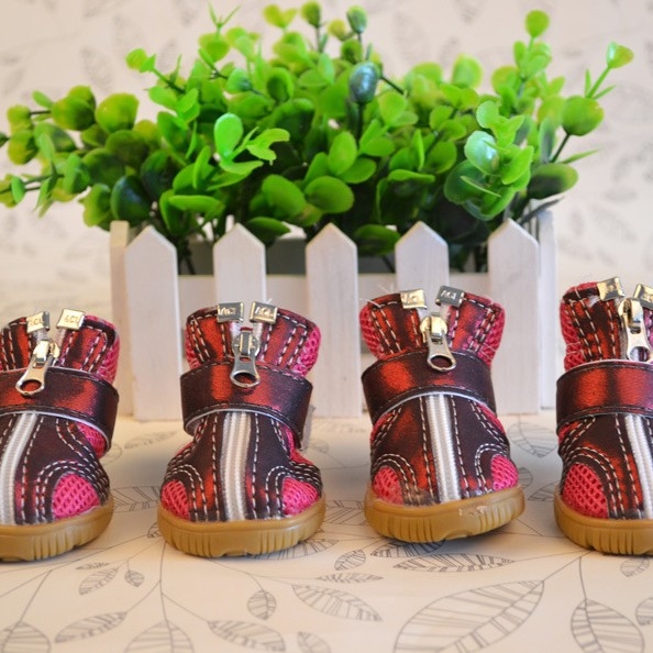 Παπούτσια για σκύλους με καουτσούκ σόλα, αντιολισθητικά