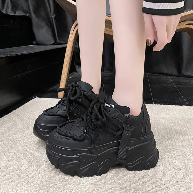 Γυναικείια παπούτσια Dad Shoes, με κορδόνια, επάνω μέρος από τεχνητή γούνα, εσωτερικός πάτος από μαλλί, σόλα πολυουρεθάνης