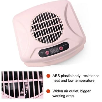 300W körömlakk szárító meleg és hideg levegővel, egykezes működés, 1,5 kg, műanyag + rozsdamentes acél