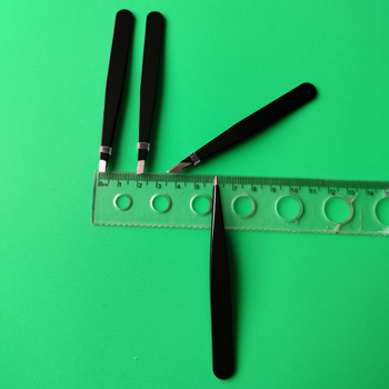 Pensete pentru sprâncene din oțel inoxidabil – set de patru cu vârfuri înclinate și vârfuri cu cârlig