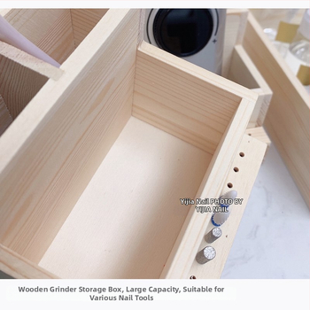 Lorossi Cutie de Depozitare a Unghiilor - Dublu Strat, Stil Minimalist, Instrumente pentru Unghii, Conținut Net 180