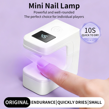 Lampă pentru unghii în formă de cub, alimentată de baterie, LED portabil pentru uscare unghiilor