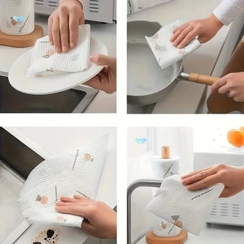 Cârpa de bucătărie reutilizabilă, absorbentă, cu mai multe straturi