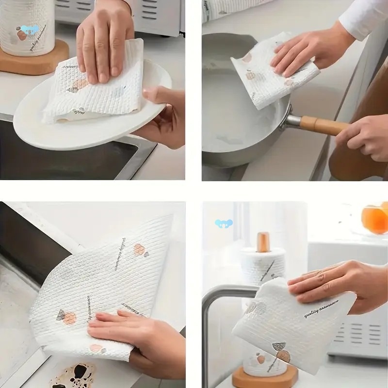 Cârpa de bucătărie reutilizabilă, absorbentă, cu mai multe straturi