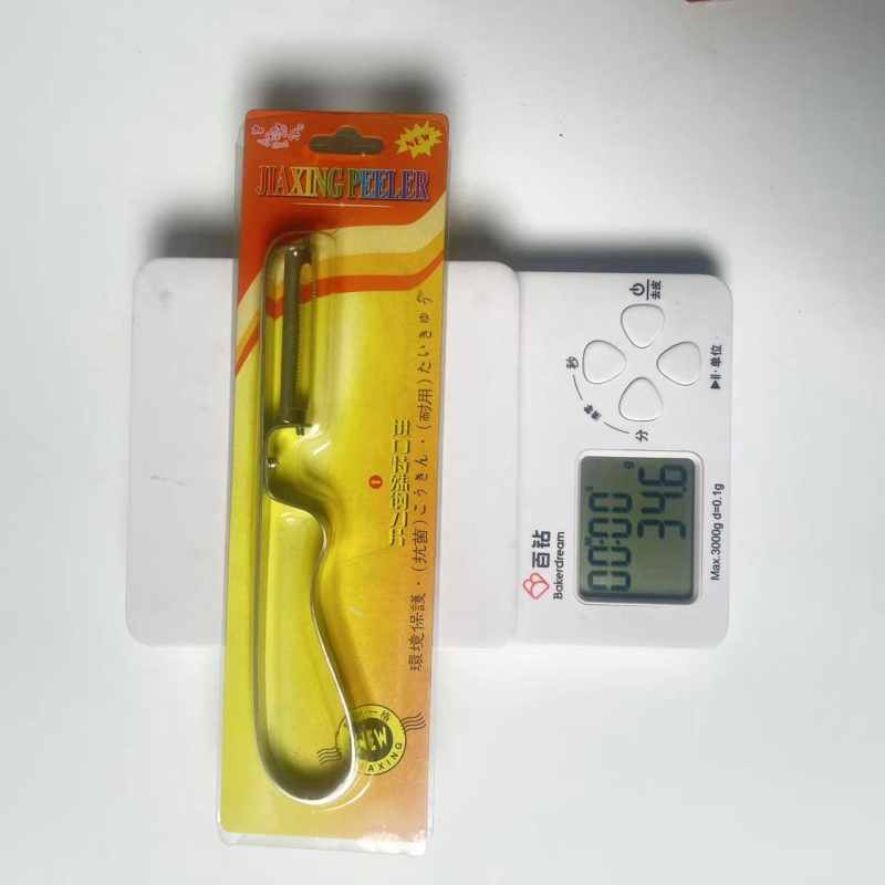 Curățitor de fructe și legume din oțel inoxidabil, în formă de periuță de dinți; ustensilă de bucătărie multi-funcțională pentru decojit; procesare personalizată și imprimare logo; cutie 50×40×70 mm