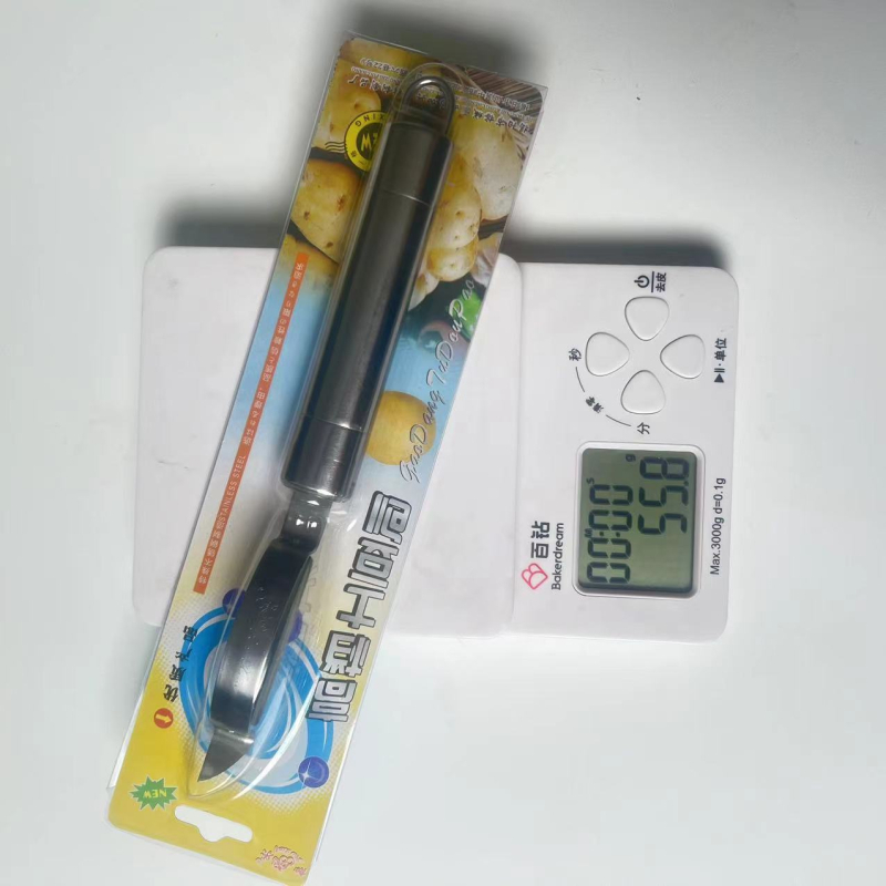 Curățitor de fructe și legume din oțel inoxidabil, în formă de periuță de dinți; ustensilă de bucătărie multi-funcțională pentru decojit; procesare personalizată și imprimare logo; cutie 50×40×70 mm