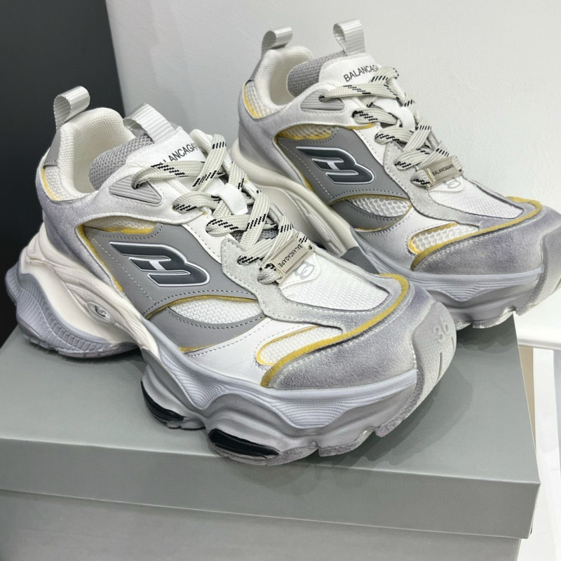 Унисекс спортни обувки с дебел подметник, естествена кожа, кръгъл нос, 6–8 см ток, връзки, текстилна стелка