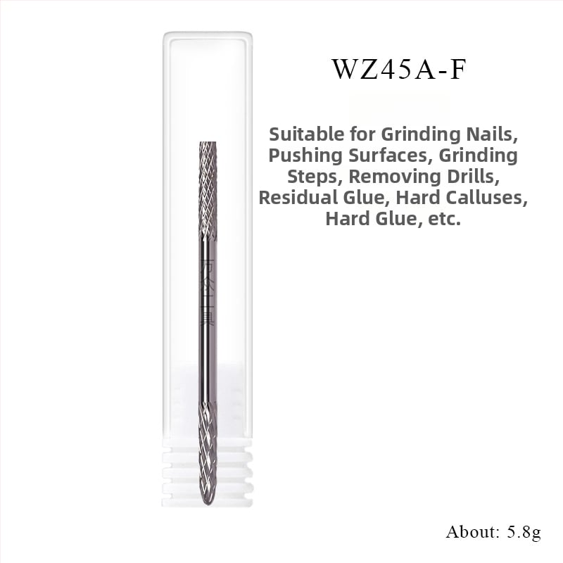 Διπλή κεφαλή περιποίησης νυχιών - μη θερμαινόμενη, χάλυβας βολφράμιο, 5,8 g, καθολικό εργαλείο μανικιούρ για αφαίρεση βερνικιών και στρας, γλυπτική και γυάλισμα φυσικών νυχιών