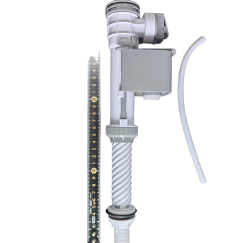 WC-bemeneti szelep – Huafei, bliszter anyagból, nyomógombos működtetés, tartályhoz tartozó kiegészítők, testreszabás