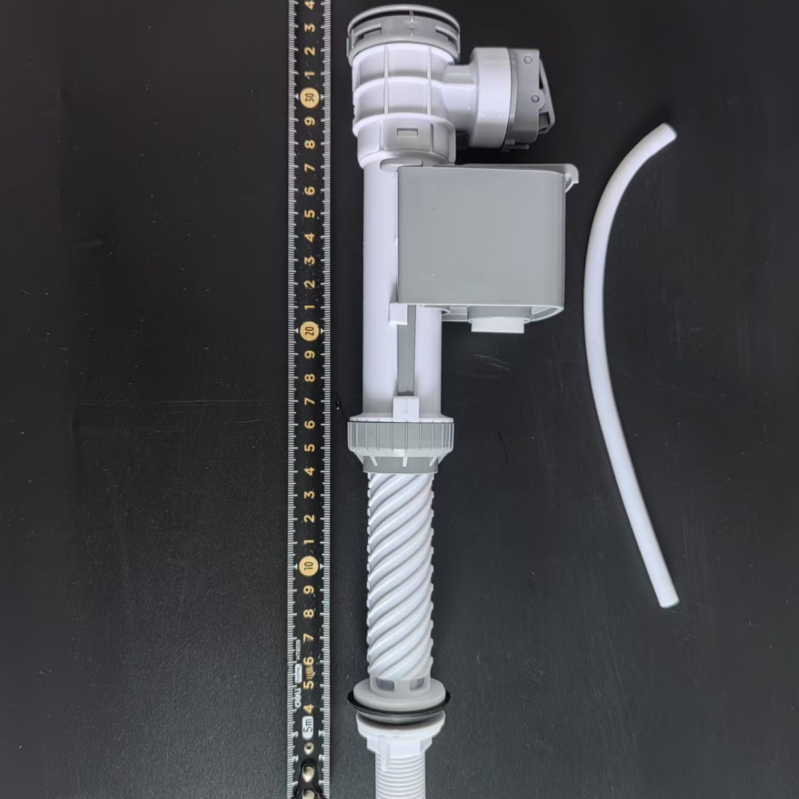 WC-bemeneti szelep – Huafei, bliszter anyagból, nyomógombos működtetés, tartályhoz tartozó kiegészítők, testreszabás