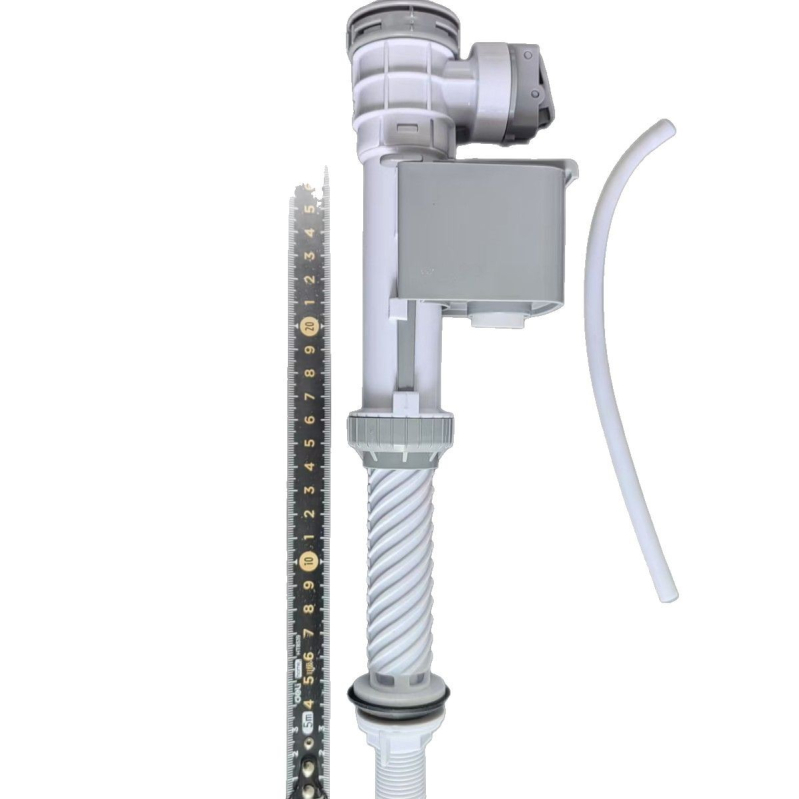 WC-bemeneti szelep – Huafei, bliszter anyagból, nyomógombos működtetés, tartályhoz tartozó kiegészítők, testreszabás