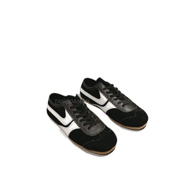 Unisex δερμάτινα αθλητικά με τετράγωνη μύτη, χαμηλό ύψος, κορδόνια, καουτσούκ σόλα, αναπνεύσιμη επένδυση