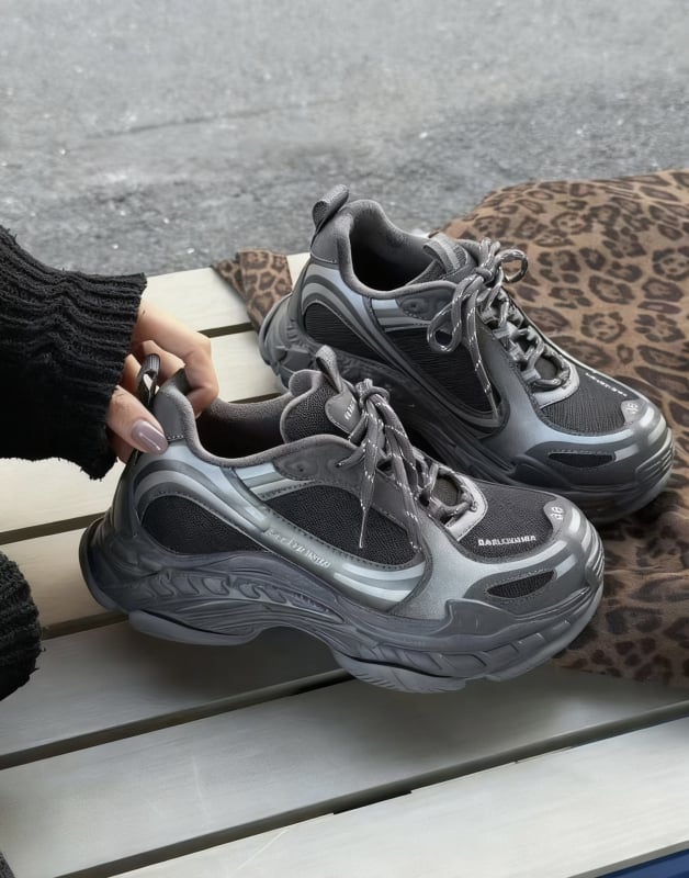 Дамски обувки dad shoes с мека кожена горна част и плат, 3–5 см височина на тока, предно връзване, подплата от изкуствен плюш