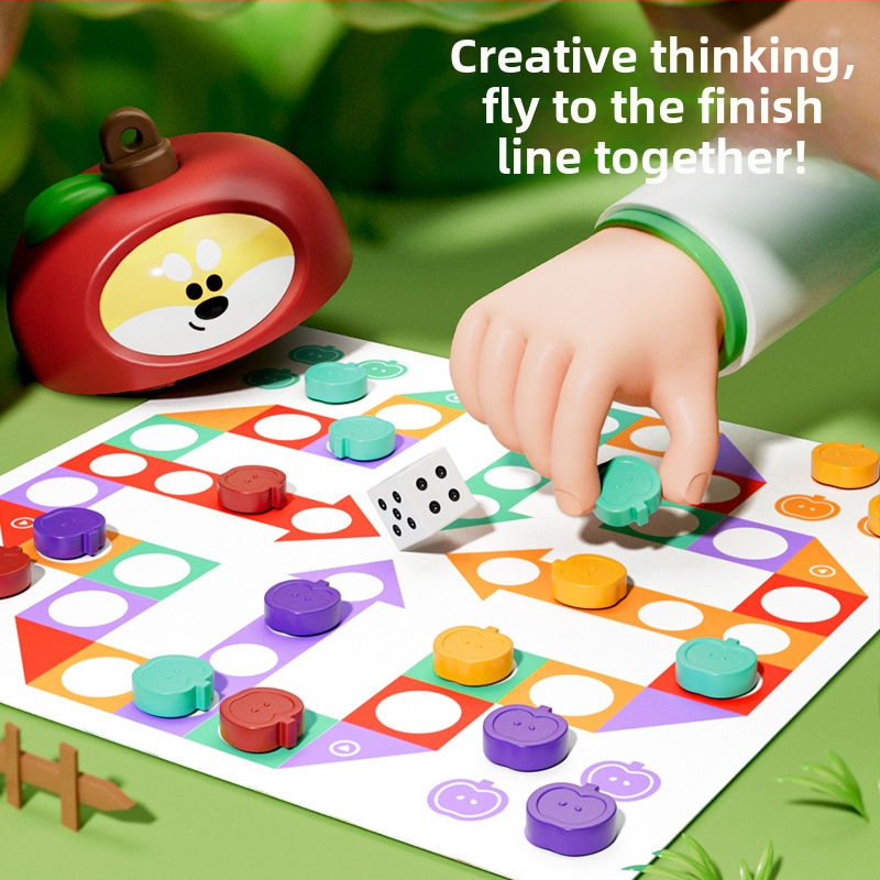 Nucci Sve-u-Jednom dječja stolna igra za unutarnju upotrebu — Tic-Tac-Toe, Flying Chess, Magnetično pecanje; plastična igračka, uzrast 4–14 godina, 3C certificirano