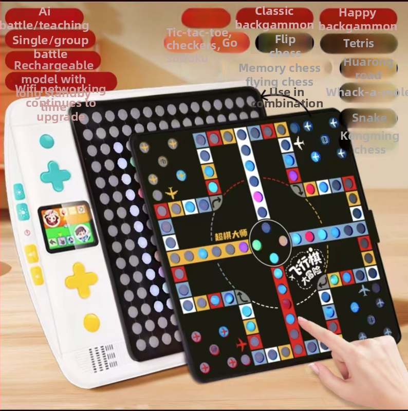 Elektronička ploča za Go i Gomoku, prijenosna i višenamjenska, plastična konstrukcija; klasifikacija: Go; pogodno za djecu 0-3 godine.