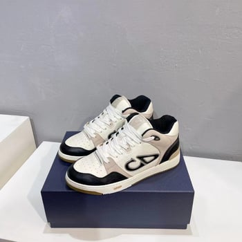 Ανδρικά και γυναικεία αθλητικά μεσαίου ύψους για ενήλικες, vamp από δέρμα αγελάδας, επένδυση από δέρμα, σόλα καουτσούκ, κορδόνια εμπρός