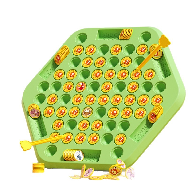 Dvostruko društvena igra za dva igrača: slagalica za podudaranje parova i edukativna aktivnost roditelj-dijete; potiče logičko razmišljanje i koordinaciju ruka-oko. Materijal: plastika; Igrači: 2; Uzrast: 4–14 godina.