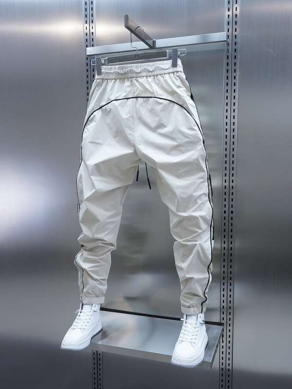 Muške casual hlače ravnog kroja, srednji pojas, ultra tanke, brzo sušeće, bambusova vlakna s dlakom zeca, vezenje, mikro-elastičnost, bez glačanja